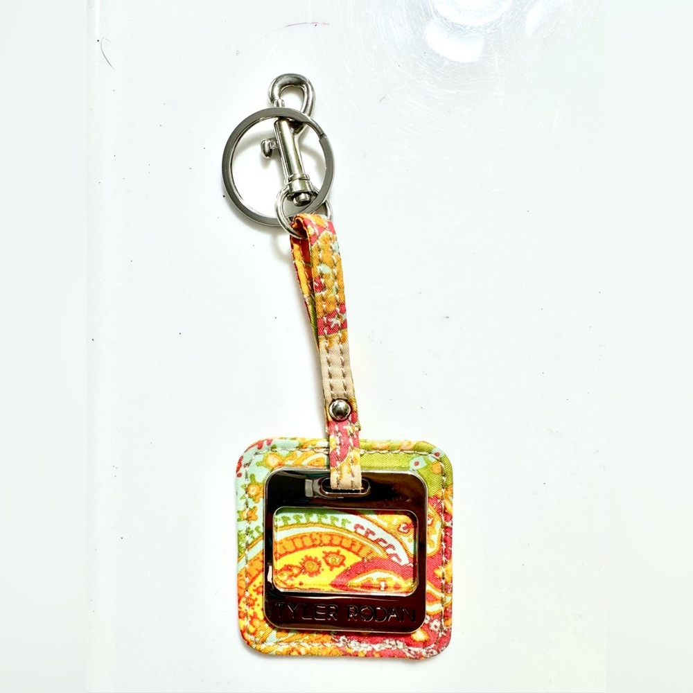 Tyler Rodan Vibrant Paisley Keychain
